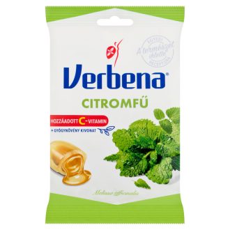   Verbena töltött keménycukorka citromfű kivonattal és C-vitaminnal 60 g