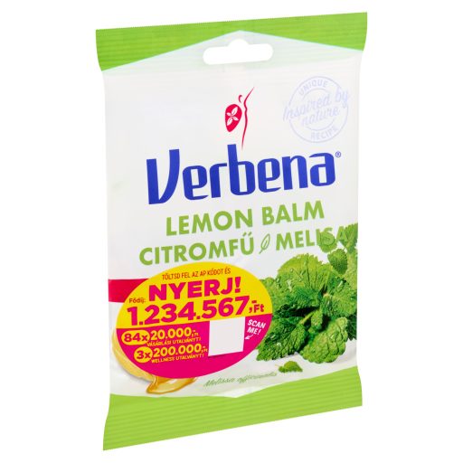 Verbena töltött keménycukorka citromfű kivonattal és C-vitaminnal 60 g