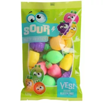   Becky's savanyú por 120g narancs, szőlő, lime, ananász, eper és banán ízzel 