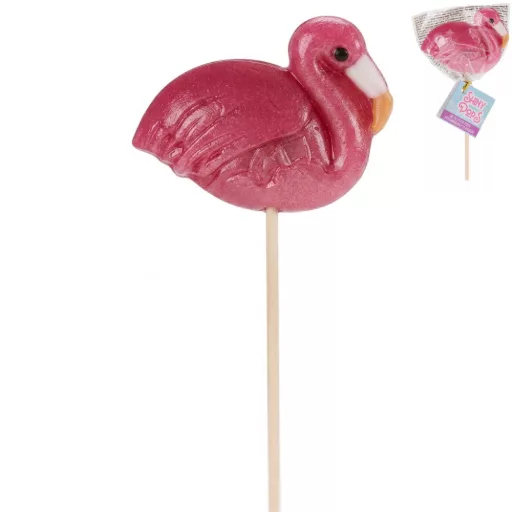 Becky's nyalóka 50g eper ízzel - Flamingó