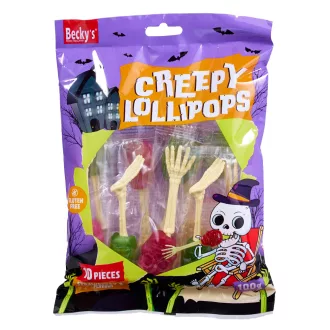 Becky's hátborzongató nyalóka 10g csont alakú 
