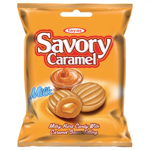 Savory Bag keménycukor 90g Tejes karamella ízű