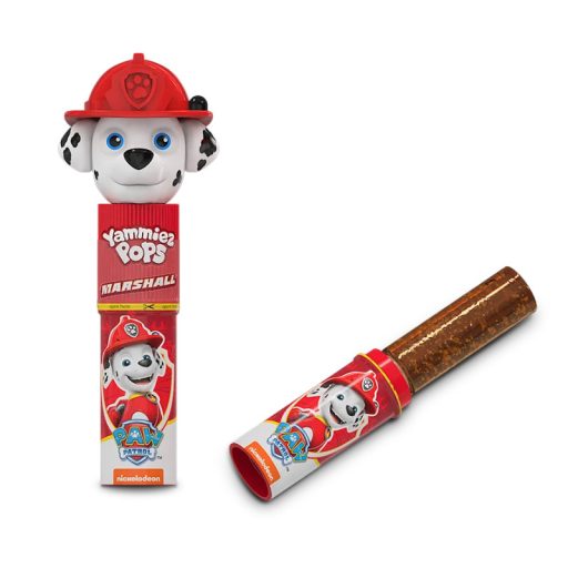 Relkon nyalóka 15g 3D Paw Patrol Yammiez Pop cukorkával - Marshall