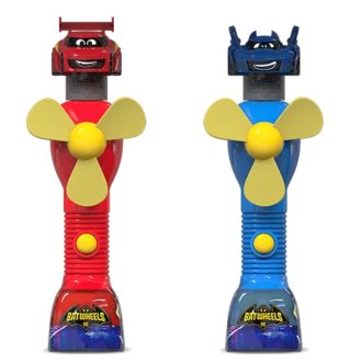 Relkon mini ventilátor 5g cukorkával Funky Fan Batwheels