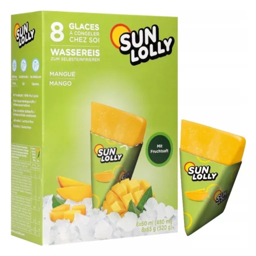 SunLolly jégnyalóka 8x60ml mangó ízű