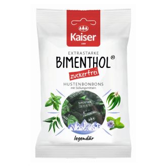 Kaiser torokcukorka 75g Bimenthol mentolos  cukormentes