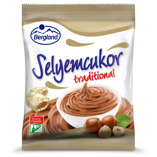 Bergland töltött keménycukorka 70g mogyorókrémes