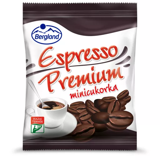 Bergland töltetlen keménycukorka 60g espresso premium