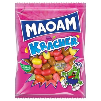   Maoam Kracher olvadó rágóbonbon-drazsé pezsgő porral töltve, részben kóla ízesítéssel 70 g