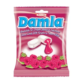 Damla cukor 90g málna