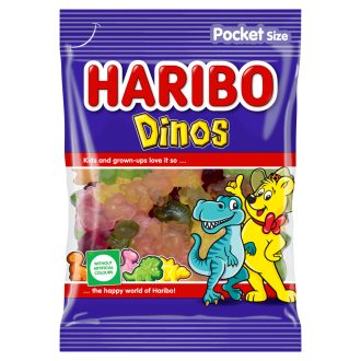 Haribo Dinos gyümölcsízű gumicukorka 100 g