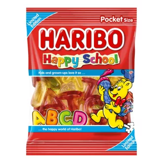 Haribo gumicukor 100g Happy School