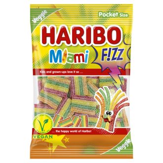 Haribo Miami Fizz gyümölcsízű gumicukorka 85 g