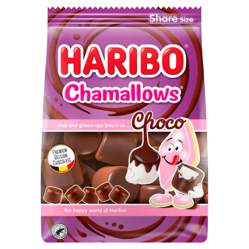 Haribo Chamallows Choco habcukorka 160 g