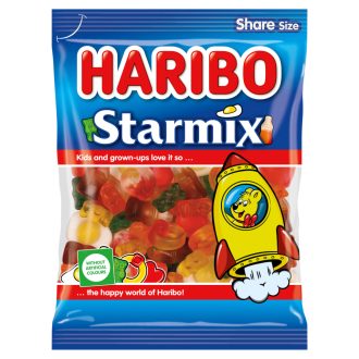 Haribo Starmix gyümölcs-és kólaízű gumicukorka 160 g