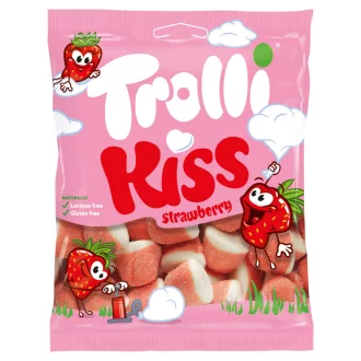 Trolli Kiss Strawberry habcukorka 100 g 