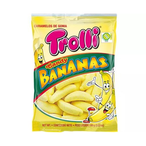 Trolli gumicukor 100g banán