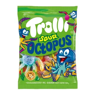 Trolli gumicukor 100g cukros octopus