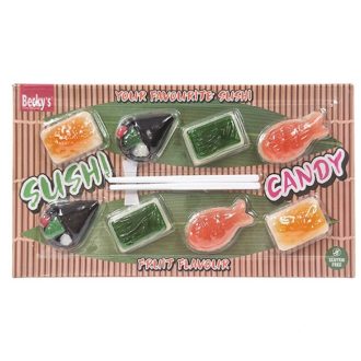   Becky's Sushi Candy - zselés cukorka 80g gyümölcs ízű 