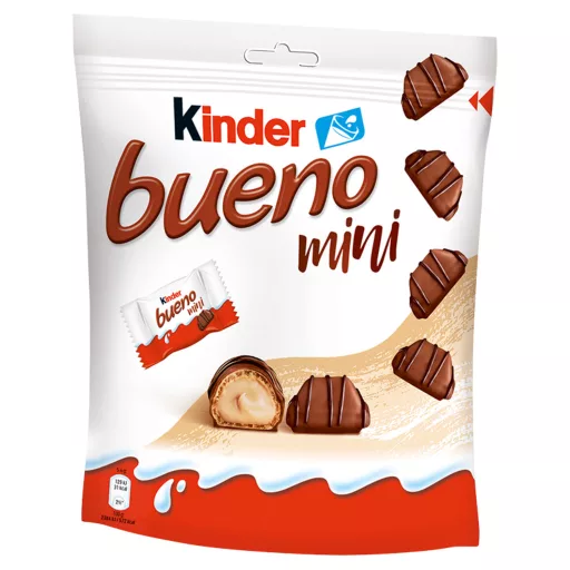 Kinder Bueno Mini tejcsokoládéval bevont ostya tejes-mogyorós krémmel töltve 108 g