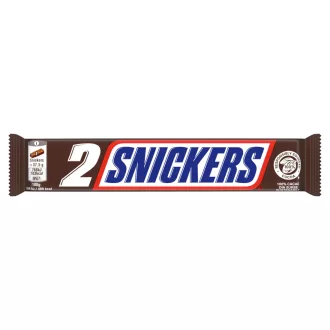   Snickers karamellás földimogyorós krémes szelet földimogyoró darabokkal 2 x 37,5 g (75 g)