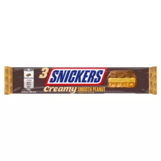   Snickers tejcsokoládé földimogyorókrémmel karamellával földimogyoró darabokkal 3 x 18,25 g (54,75 g)