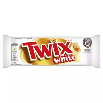   Twix White kekszes szeletek karamellával fehér csokoládéba mártva 2 x 23 g (46 g)