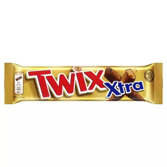   Twix Xtra kekszes szeletek karamellával tejcsokoládéba mártva 2 x 37,5 g (75 g)