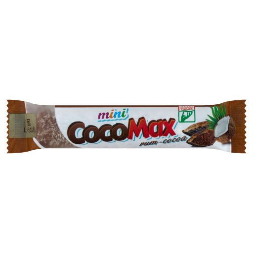 CocoMax Mini rumos-kakaós ízű kókuszos csemege 40 g