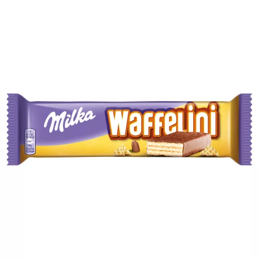 Milka Waffelini Alpesi Tejcsokoládéval Mártott Tejes ízű Krémmel Töltött Ostya 31 G