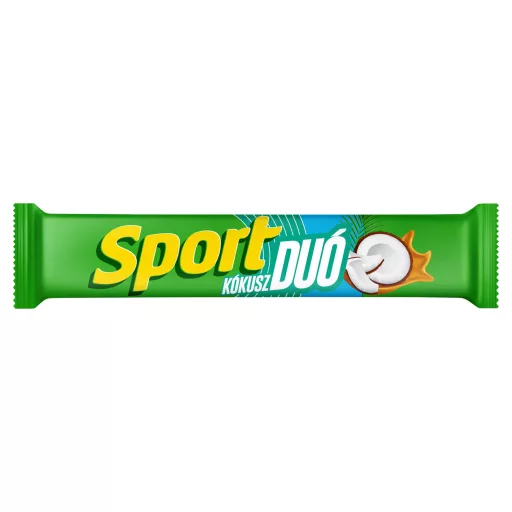 Sport Duó Tejcsokoládéval Mártott Szelet Kókuszos, Karamellás Töltelékkel 60 G