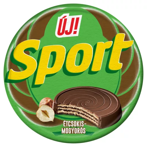 Sport érem- mogyorós ostya étcsokoládéval borítva 30g