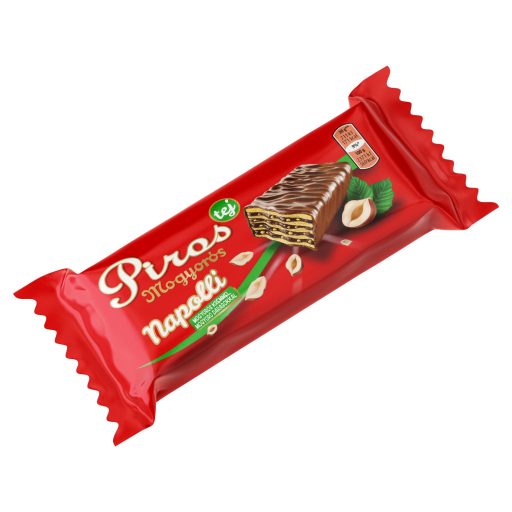 Piros Mogyorós ostya szelet 30g Napolli tej