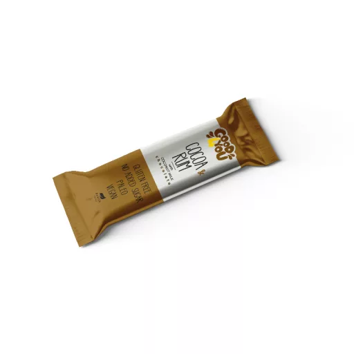 Good4You kakaós-rumos ízű szelet kókusz alapú mártócsokoládéval, édesítőszerrel 25 g