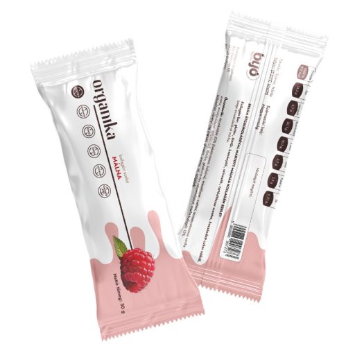 Organika kollagén szelet 30g málnás