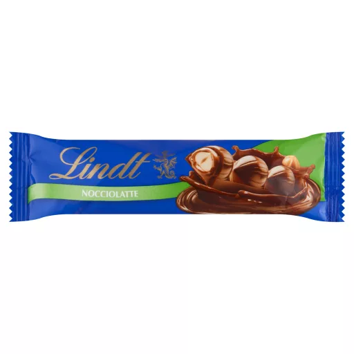 Lindt tejcsokoládé mogyorós töltelékkel és egész mogyoróval 35 g
