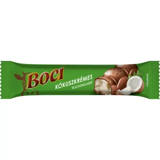 Boci tejcsokoládé szelet 34g kókuszos töltelékkel