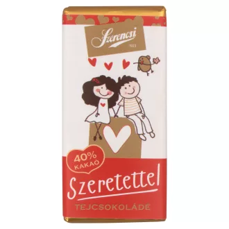 Szerencsi tejcsokoládé szelet 20g Szeretettel