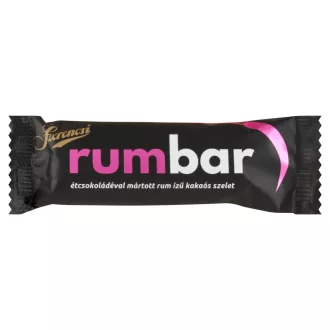   Szerencsi Rumbar étcsokoládéval mártott rum ízű kakaós szelet 26 g