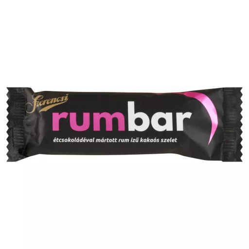 Szerencsi Rumbar étcsokoládéval mártott rum ízű kakaós szelet 26 g