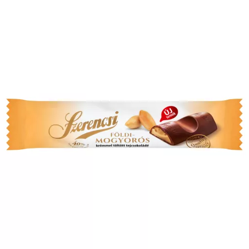 Szerencsi földimogyorós krémmel töltött tejcsokoládé 19 g