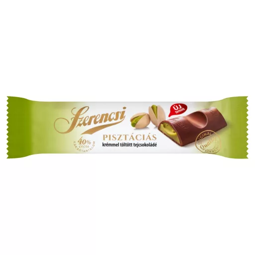 Szerencsi pisztáciás krémmel töltött tejcsokoládé 19 g