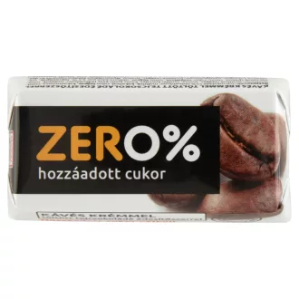   Szerencsi Zero% kávés krémmel töltött tejcsokoládé édesítőszerrel 21 g