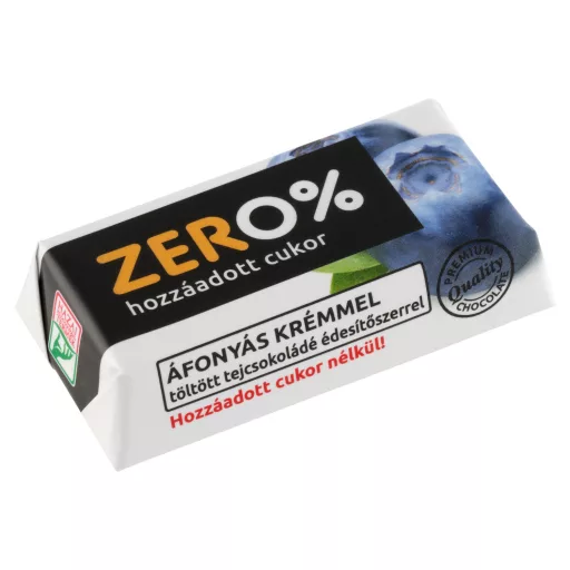 Szerencsi áfonyás krémmel töltött tejcsokoládé édesítőszerrel 21 g