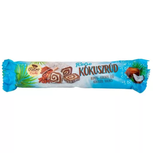 Retro kókuszrúd 190g rum-kakaó