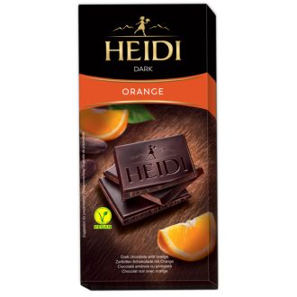 Heidi Dark táblás csokoládé 80g orange