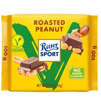   Ritter Sport csokoládé 100g pörkölt földimogyorós vegán