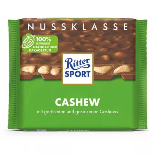Ritter Sport csokoládé 100g kesudiós