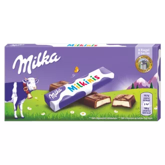   Milka Milkinis Alpesi Tejcsokoládé Tejes Krémmel Töltve 8 X 10,94 G (87,5 G)