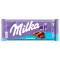 Milka Bubbly Alpesi Tejcsokoládé Levegőbuborékos Tejcsokoládé Töltelékkel 90 G